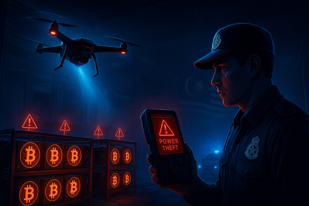 Malaysia Deploys Drones to Crush $1.1B Illegal Bitcoin Mining.